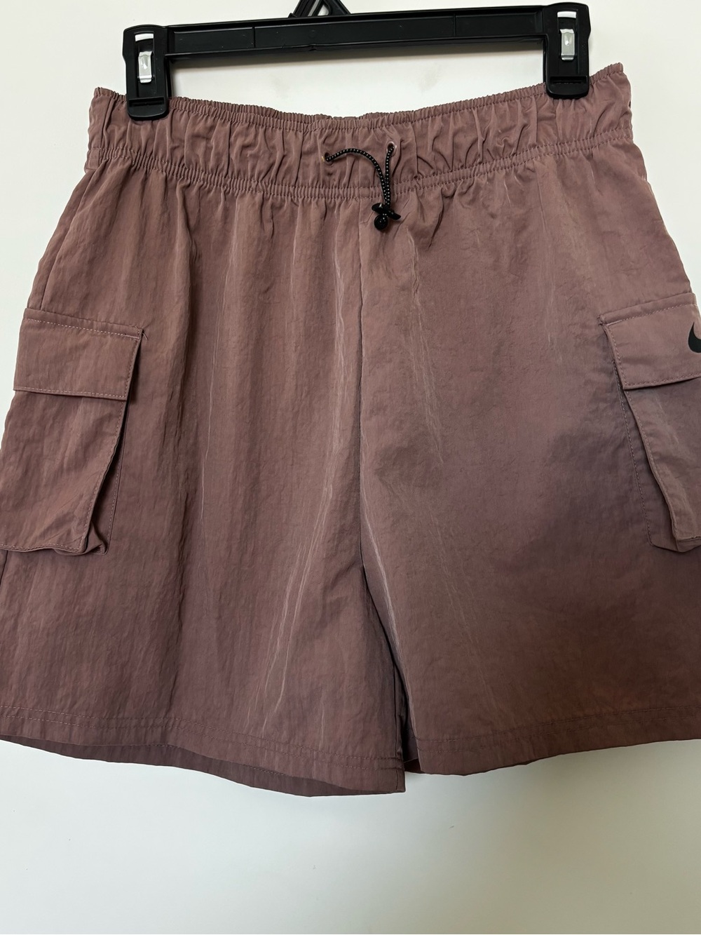 Cargo Drawstring Shorts - Mauve